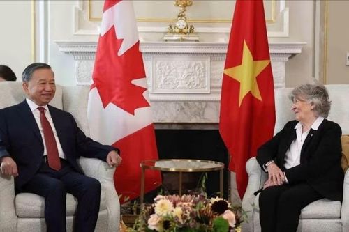 Toàn quyền Canada chủ trì chiêu đãi trọng thể Tổng Bí thư, Chủ tịch nước Tô Lâm