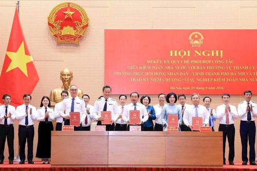 Hà Nội, Sơn La ký quy chế phối hợp công tác với Kiểm toán Nhà nước