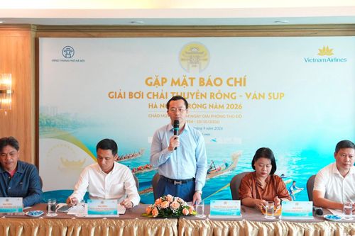 Ra mắt giải Bơi chải thuyền rồng và ván SUP Hà Nội mở rộng 2026