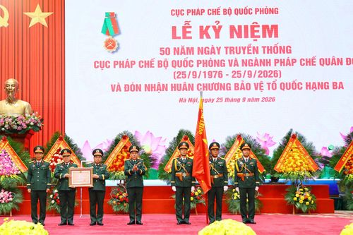 Xây dựng đội ngũ cán bộ pháp chế quân đội, tinh thông nghiệp vụ
