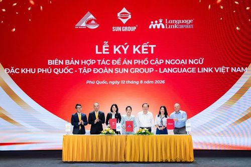 Sun Group, Language Link đồng hành Phú Quốc phổ cập tiếng Anh trước APEC 2027