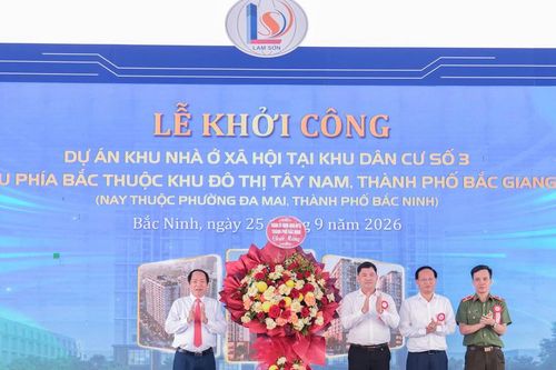 Khởi công Dự án Nhà ở xã hội tại Khu dân cư số 3, phường Đa Mai, thành phố Bắc Ninh