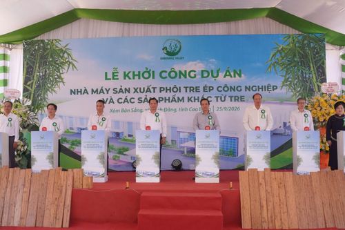 Chủ tịch UBND tỉnh Lê Hải Hòa: Rút ngắn tiến độ để sớm có sản phẩm tre ép 'Made in Cao Bằng'