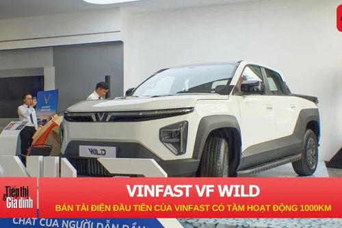 VinFast VF Wild – Bán tải điện đầu tiên của VinFast có tầm hoạt động 1.000 km