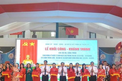 Xã Thiên Lộc khánh thành, khởi công 4 công trình chào mừng các ngày lễ lớn