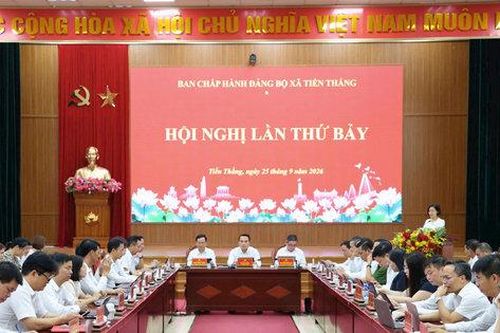 Xã Tiến Thắng: Người đứng đầu chịu trách nhiệm về kết quả thực hiện nhiệm vụ