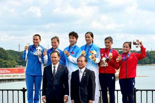 Nguyễn Thị Hương, Diệp Thị Hương giành Huy chương đồng canoeing đôi nữ 500m