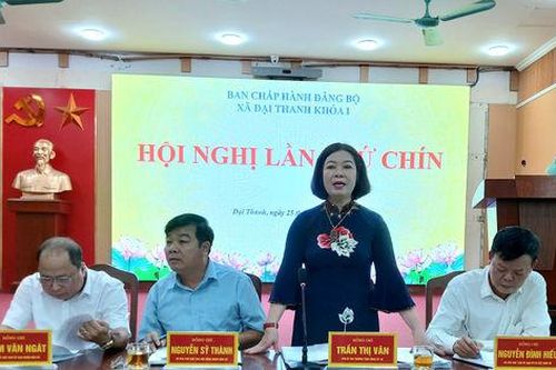 Xã Đại Thanh: Tăng tốc hoàn thành nhiệm vụ năm 2026