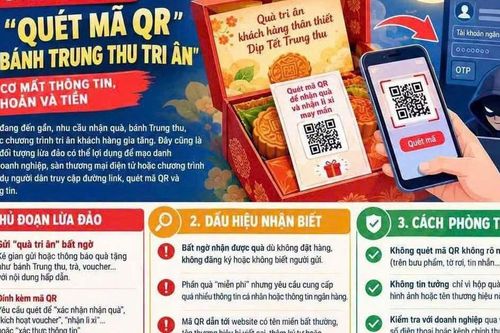 Cảnh giác quà Trung thu kèm mã QR, coi chừng mất tiền