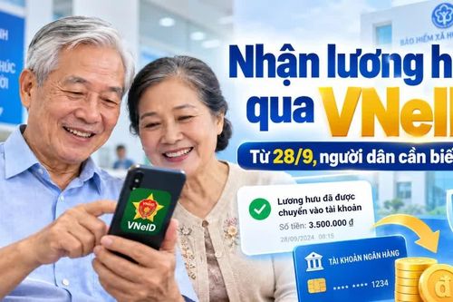 Chưa đăng ký tài khoản an sinh trên VNeID, có bị ảnh hưởng lương hưu?