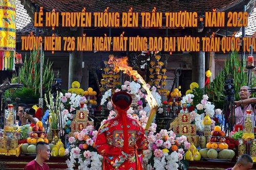 Hội tụ sắc màu văn hóa tại đền Trần Thương