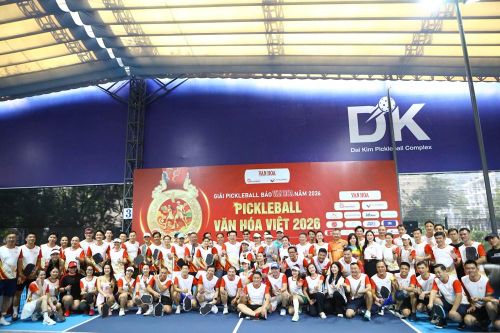 Khai mạc Giải Pickleball Báo Văn Hóa năm 2026 - 'Pickleball Văn hóa Việt 2026'