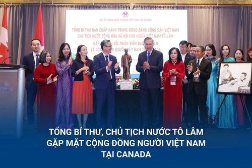 Tổng Bí thư, Chủ tịch nước Tô Lâm gặp mặt cộng đồng người Việt Nam tại Canada