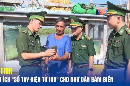 Hà Tĩnh: Tiện ích 'Sổ tay điện tử IUU' cho ngư dân bám biển