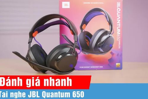 JBL Quantum 650: Tai nghe gaming 45 giờ, hỗ trợ thay pin và linh kiện