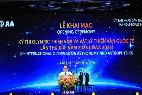 Khai mạc kỳ thi Olympic Thiên văn và Vật lý thiên văn quốc tế lần thứ XIX tại Hà Nội