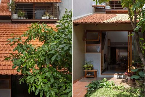 Nhà ngói đỏ 77m2 nhìn 'chẳng giống ai', lọt thỏm giữa phố của vợ chồng TPHCM