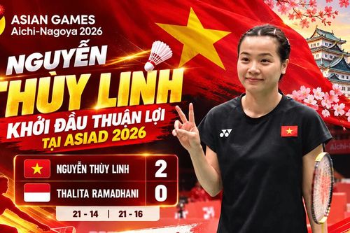 'Cô gái vàng' Nguyễn Thùy Linh khởi đầu thuận lợi tại ASIAD 2026