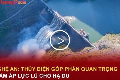 Nghệ An: Thủy điện góp phần quan trọng giảm áp lực lũ cho hạ du
