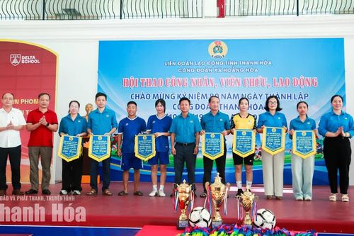 Hội thao công nhân, viên chức, lao động xã Hoằng Hóa