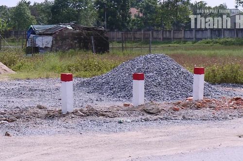 Xã Lưu Vệ xử lý các bãi tập kết vật liệu xây dựng sai quy định