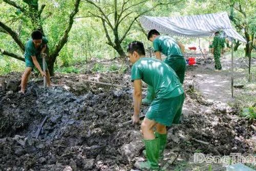 Chủ vườn sapoche đồng thuận mở đất tìm kiếm hài cốt liệt sĩ