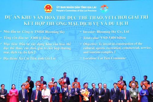 Gia Lai đạt kỷ lục mới về số dự án và vốn đăng ký đầu tư vào tỉnh