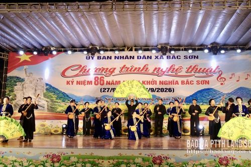 Chương trình nghệ thuật chào mừng kỷ niệm 86 năm Ngày Khởi nghĩa Bắc Sơn