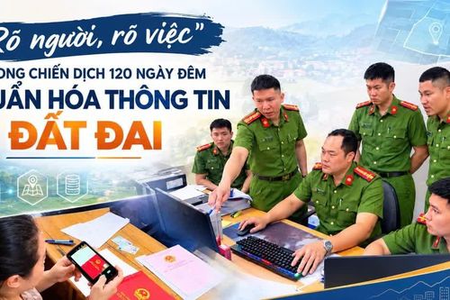 “Rõ người, rõ việc” trong Chiến dịch 120 ngày đêm chuẩn hóa thông tin đất đai