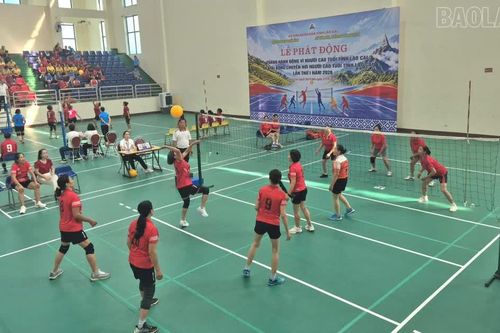 Bế mạc Giải bóng chuyền hơi Người cao tuổi tỉnh Lào Cai lần thứ I năm 2026