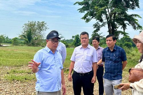 Đoàn công tác UBND tỉnh kiểm tra hồ chứa, hạ du khu vực Hàm Thuận Bắc