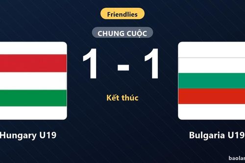 Hungary U19 bất phân thắng bại với Bulgaria U19 ở trận giao hữu quốc tế