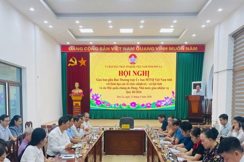 Mặt trận tổ quốc Việt Nam tỉnh Sơn La tăng tốc nhiệm vụ quý IV
