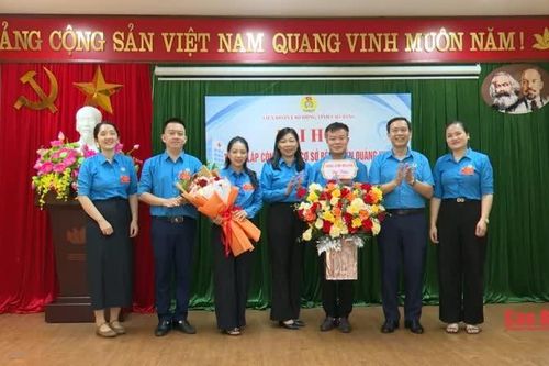 Đại hội thành lập Công đoàn cơ sở Bệnh viện Quảng Uyên
