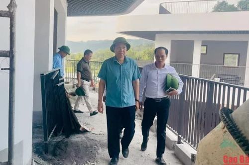 Lãnh đạo phường Thục Phán kiểm tra tiến độ Dự án khu tái định cư 2