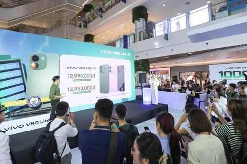 vivo V80 Lite 5G chính thức ra mắt tại Việt Nam