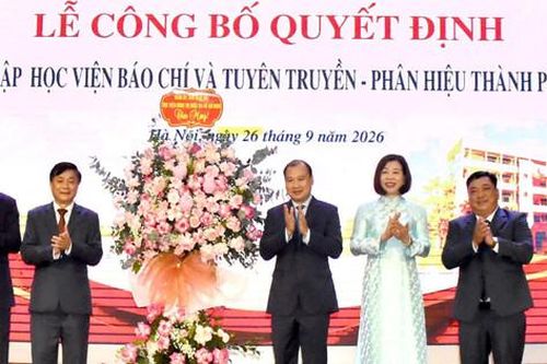 Học viện Báo chí và Tuyên truyền công bố Quyết định thành lập Phân hiệu thành phố Huế