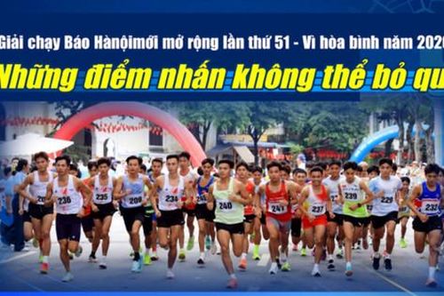 Giải chạy Báo Hànộimới mở rộng lần thứ 51 - Vì hòa bình năm 2026: Những điểm nhấn không thể bỏ qua