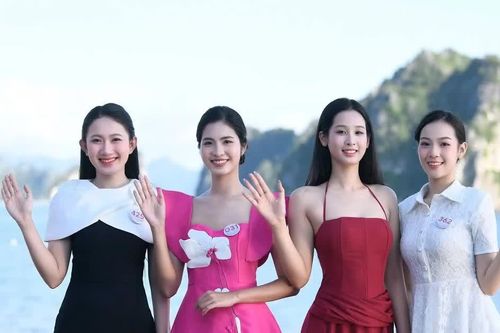 Thí sinh Hoa hậu Việt Nam 2026 khoe sắc giữa biển trời Vân Đồn