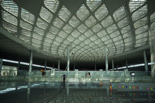 Bên trong nhà ga sân bay Long Thành trước ngày vận hành thử