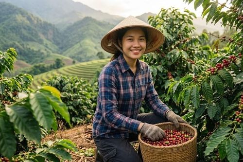 Giá cà phê hôm nay 27.9 lên 93.700 đồng/kg, Robusta tăng hơn 2%