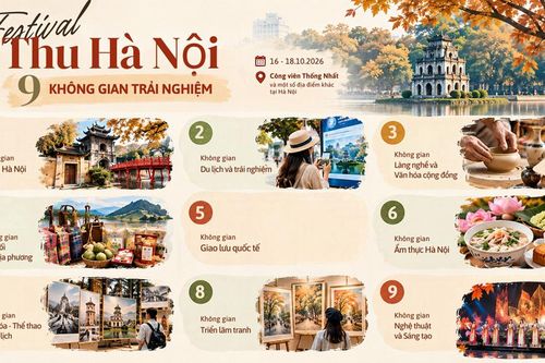 9 không gian trải nghiệm tạo nên mùa thu Hà Nội 2026 khác biệt
