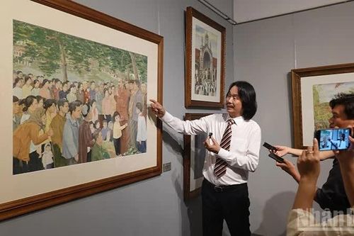 Giới thiệu 'gia tài' của họa sĩ Văn Giáo tại Bảo tàng Mỹ thuật Thành phố Hồ Chí Minh