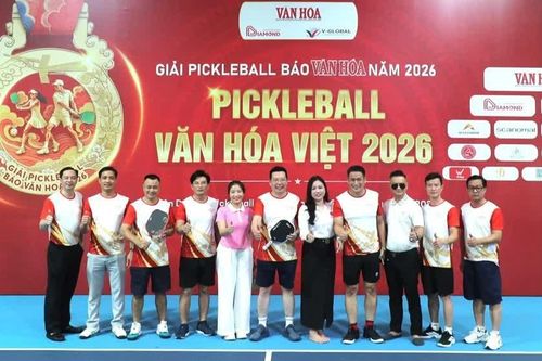 Giải Pickleball Văn hóa Việt 2026: Thông qua thể thao để lan tỏa các giá trị văn hóa tốt đẹp