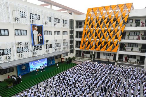 Ngôi trường mới xây gần 250 tỷ đồng ở Hà Nội, 100% học sinh đỗ lớp 10 công lập
