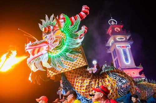 Không khí náo nhiệt tại Đại lễ Hội yến Diêu Trì Cung của đạo Cao Đài