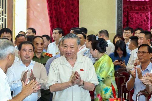 Tổng Bí thư, Chủ tịch nước Tô Lâm tiếp xúc cử tri 10 phường của Hà Nội