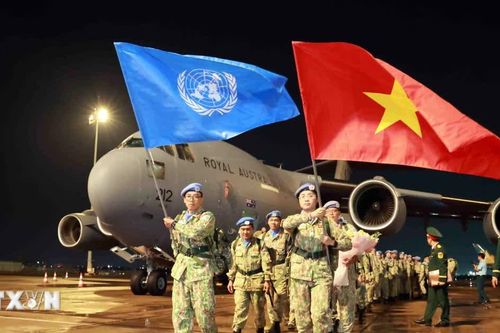 Lễ đón Bệnh viện dã chiến cấp 2 số 7 trở về từ Nam Sudan
