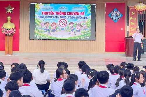 Khánh Hòa: Truyền thông phòng, chống tác hại thuốc lá cho gần 600 học sinh