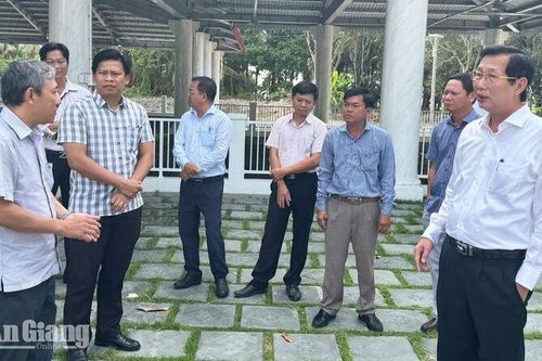 An Giang khẩn trương thực hiện các phần việc của hồ sơ Óc Eo - Ba Thê theo khuyên nghị của ICOMOS